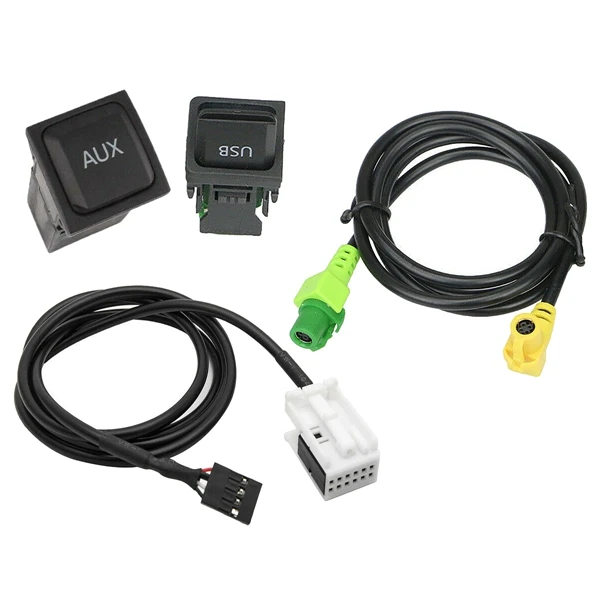 

Автомобильный USB кабель AUX-переключатель, USB аудио адаптер RCD510 RNS315 для Passat B6 B7 Golf 5 MK5 Golf 6 MK6 Jetta 5 MK5 CC