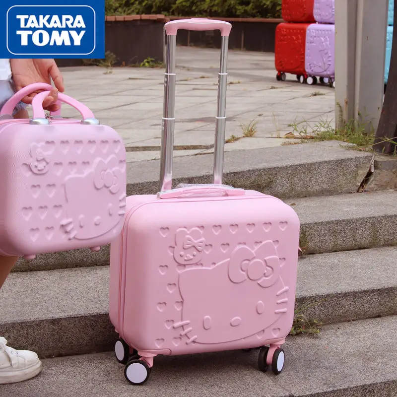 TAKARA TOMY Hellokitty Cartoon Cute 16-inch Children's Small Trolley Case Can Board The Case Universal Wheel Lightweight Luggage
TAKARA TOMY Hellokitty Cartoon Cute 16-inch Children's Small Trolley Case Can Board The Case Universal Wheel Lightweight Luggage