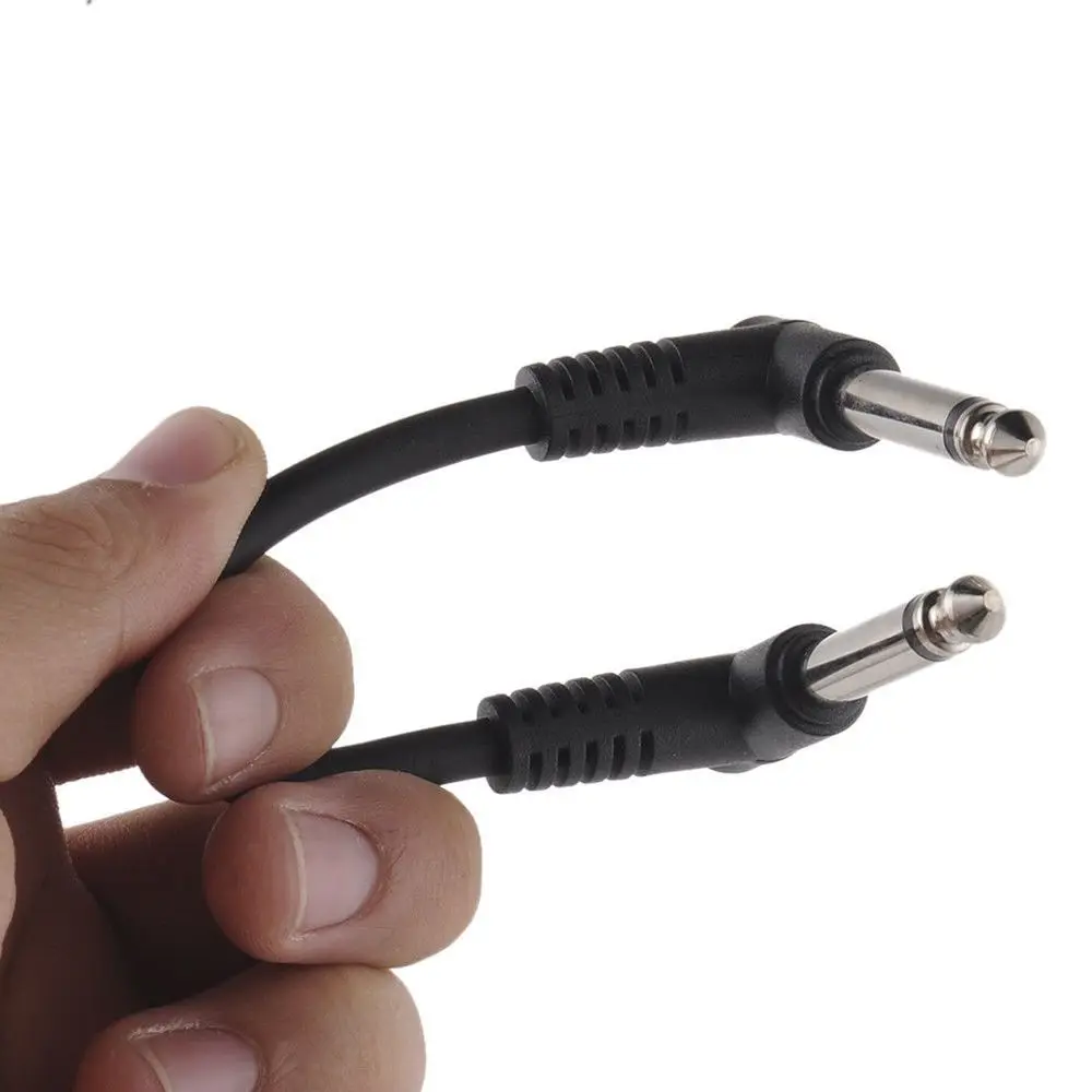 Right Angle Jumper Leads Audio Connector Effect Pedal Instrument Guitar Pedal Cable Connect Normal 2 Plugs Patch Cable
Right Angle Jumper Leads Audio Connector Effect Pedal Instrument Guitar Pedal Cable Connect Normal 2 Plugs Patch Cable