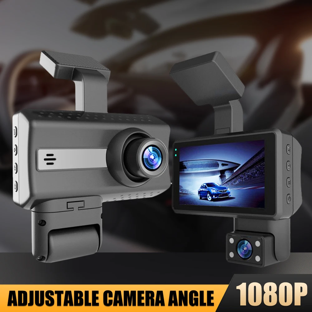 HD 1080P Dash Cam Dual Camera Driving Recorder 3 Inch LCD Car DVR Camera with Night Vision Loop Recording 24H Parking Monitoring
HD 1080P Dash Cam Dual Camera Driving Recorder 3 Inch LCD Car DVR Camera with Night Vision Loop Recording 24H Parking Monitoring