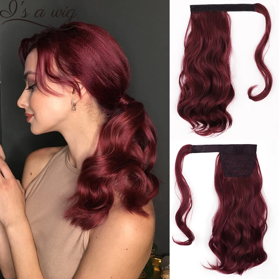 Short Wavy Ponytail Hair Extensions Heat Resistant Hair Red Black Blonde Brown 14Inch Wrap Around Pony Hairpiece for Women
Short Wavy Ponytail Hair Extensions Heat Resistant Hair Red Black Blonde Brown 14Inch Wrap Around Pony Hairpiece for Women