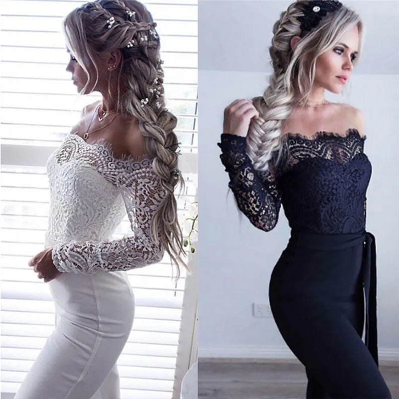 Newest Women Lace Floral White Color Long Sleeve Jumpsuit Romper Clubwear Playsuit Bodycon Party Trousers Female
Newest Women Lace Floral White Color Long Sleeve Jumpsuit Romper Clubwear Playsuit Bodycon Party Trousers Female