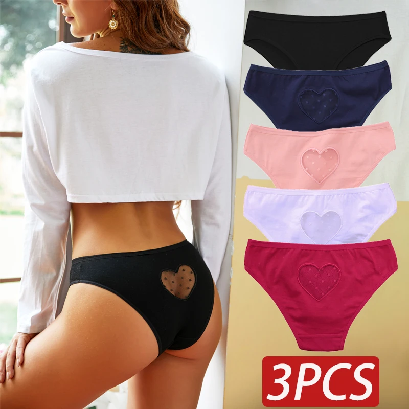 New Hollow Out Cotton Briefs Women Panties Sexy Transparent Heart Low-Waist Female Underpants Seamless Underwear Women Lingerie
New Hollow Out Cotton Briefs Women Panties Sexy Transparent Heart Low-Waist Female Underpants Seamless Underwear Women Lingerie