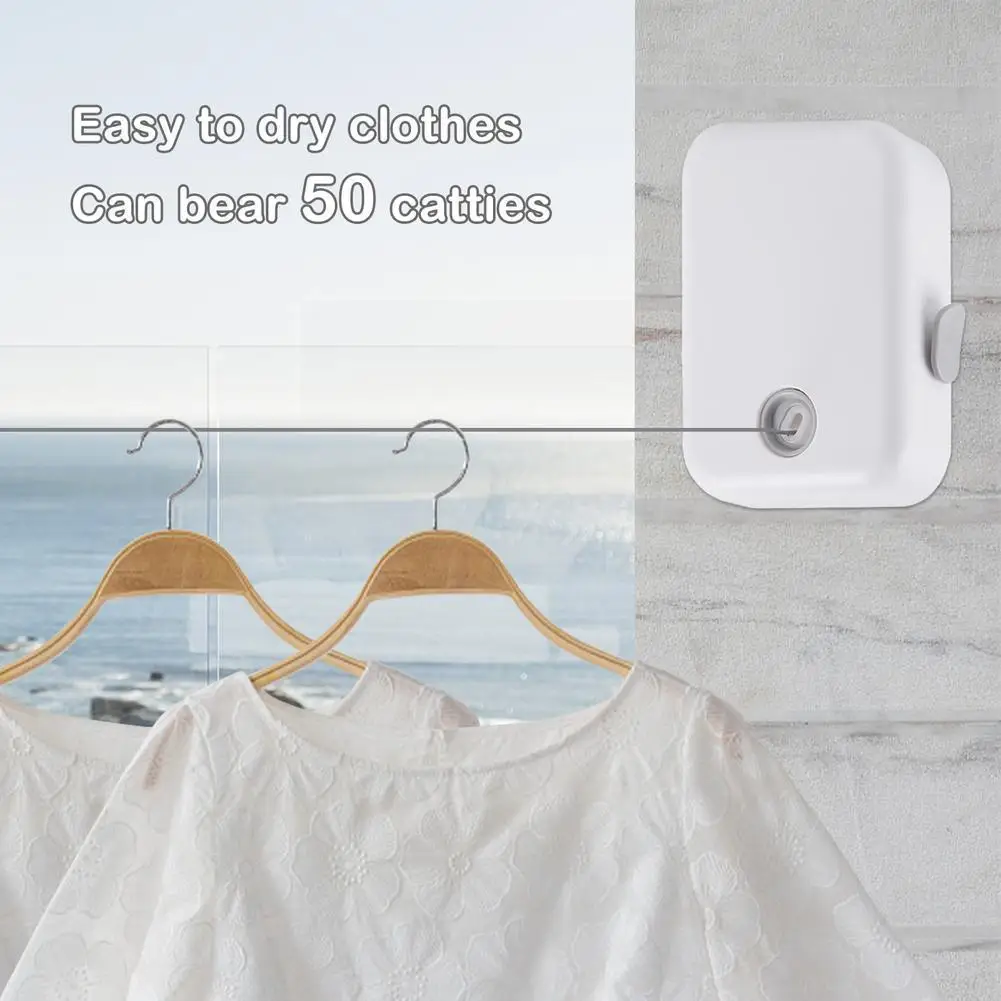 Portable Steel Retractable Clothesline Indoor Outdoor Hanger Clothes Clothes Drying Laundry Rack Dryer Rope Organizer U3a3
Portable Steel Retractable Clothesline Indoor Outdoor Hanger Clothes Clothes Drying Laundry Rack Dryer Rope Organizer U3a3