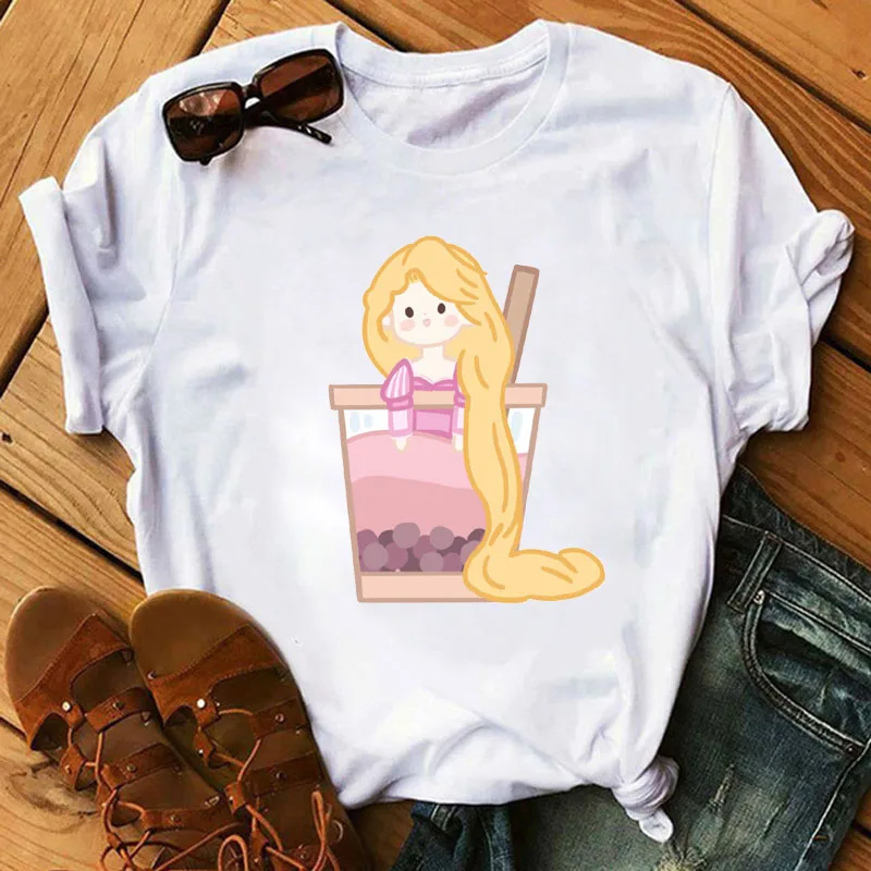 Fashion personality Princess milk tea print Women T-shirts Casual Top Female Tshirt Summer O-neck Ladies Tee Shirt
Fashion personality Princess milk tea print Women T-shirts Casual Top Female Tshirt Summer O-neck Ladies Tee Shirt