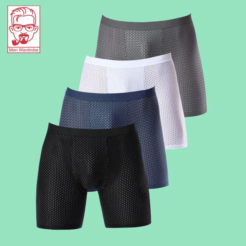 Men's Sports Underwear Lengthen Ice Screen Eye Sexy Breathable Boxers Running Anti-Wear Legs Long Pants Lift Hips And Dry Quickl
Men's Sports Underwear Lengthen Ice Screen Eye Sexy Breathable Boxers Running Anti-Wear Legs Long Pants Lift Hips And Dry Quickl