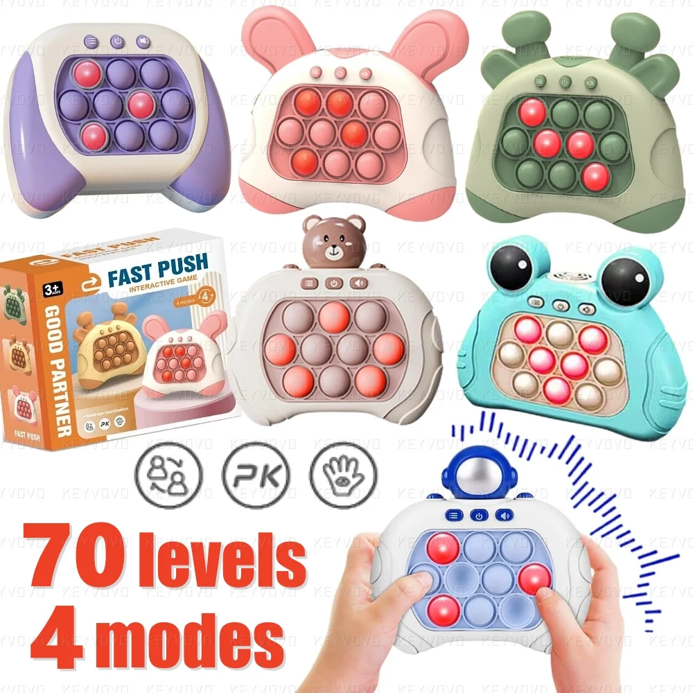 Electronic Quick Push Pop Game Handheld Console Press Fidget Toys Bubble Light Up Pushit Gift Kids Adults Birthday Christmas
Electronic Quick Push Pop Game Handheld Console Press Fidget Toys Bubble Light Up Pushit Gift Kids Adults Birthday Christmas