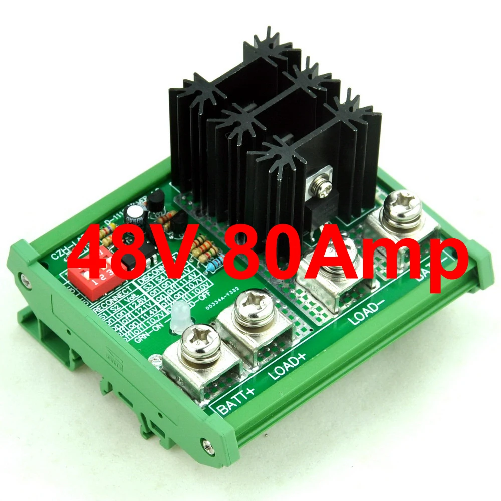 CZH-LABS DIN Rail Mount LVD модуль отключения низкого напряжения, 48 в 80 А, защищает/продлевает срок службы батареи.
CZH-LABS DIN Rail Mount LVD модуль отключения низкого напряжения, 48 в 80 А, защищает/продлевает срок службы батареи.