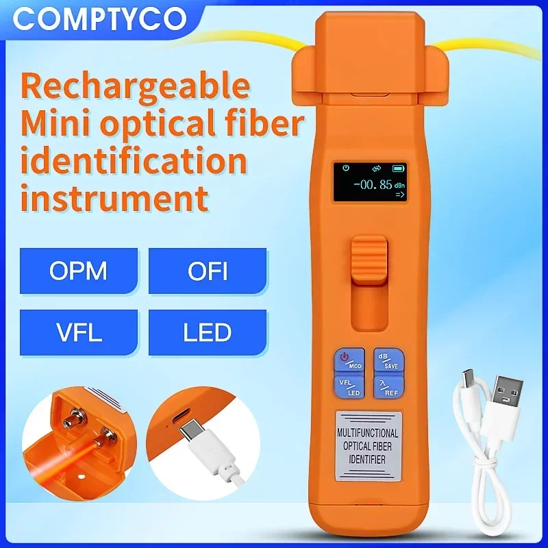 Перезаряжаемый оптоволоконный идентификатор COMPTYCO AUA-C607/C605 Live со встроенным