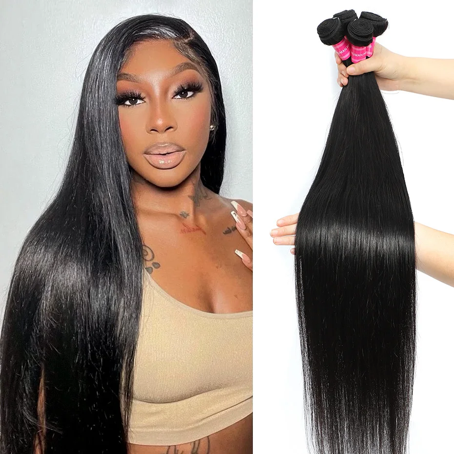 Gabrielle Human Hair Bundles Brazilian Straight Natural Color 4 Bundles Deal Remy Hair Extensions 8-30 Inch Fast Shipping
Gabrielle Human Hair Bundles Brazilian Straight Natural Color 4 Bundles Deal Remy Hair Extensions 8-30 Inch Fast Shipping