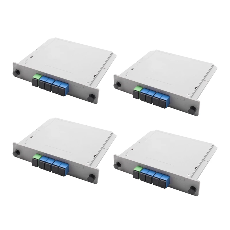 Big Deal 4X 1:4 Fiber Optical Plc Splitter Sc/Upc 1X4 Lgx Box Cassette Card Inserting Plc Splitter Module
Big Deal 4X 1:4 Fiber Optical Plc Splitter Sc/Upc 1X4 Lgx Box Cassette Card Inserting Plc Splitter Module