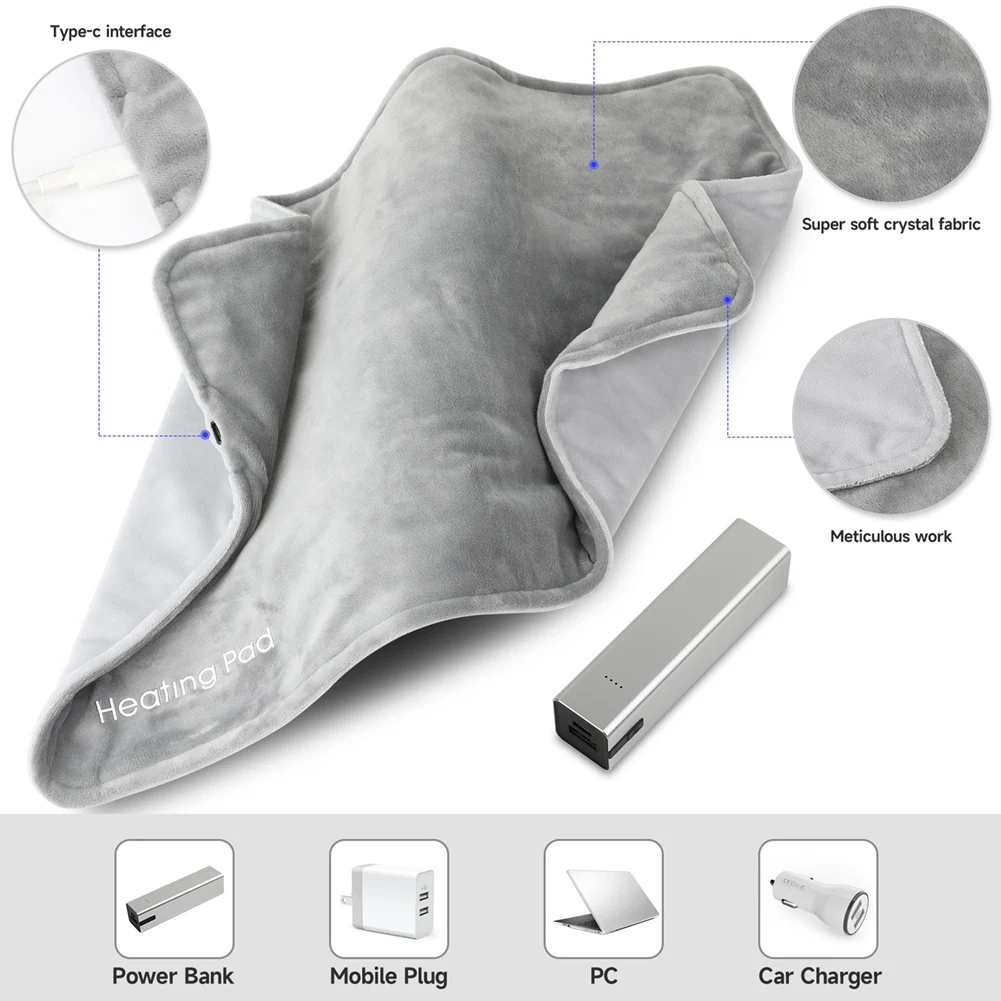 Графеновая Подушка с подогревом, одеяло, офисные сиденья с кабелем типа C, электрическая грелка с быстрым нагревом (C) 
Графеновая Подушка с подогревом, одеяло, офисные сиденья с кабелем типа C, электрическая грелка с быстрым нагревом (C)