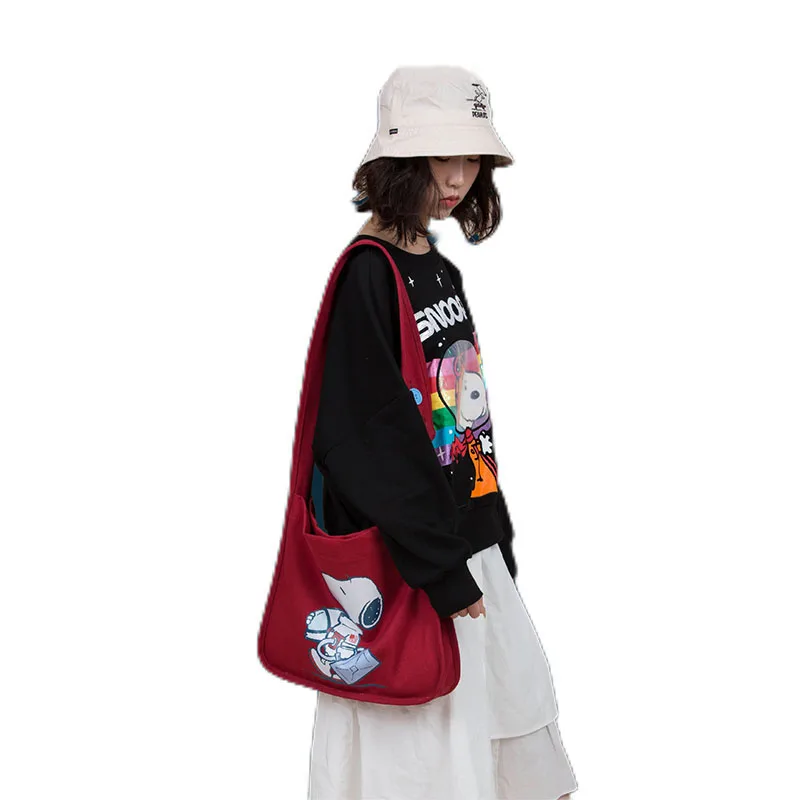 Snoopyed Spike Kawaii Astronaut Canvas Bag Cartoon Cute Literary Student Large-Capacity Fashion One-Shoulder Messenger Bag
Snoopyed Spike Kawaii Astronaut Canvas Bag Cartoon Cute Literary Student Large-Capacity Fashion One-Shoulder Messenger Bag