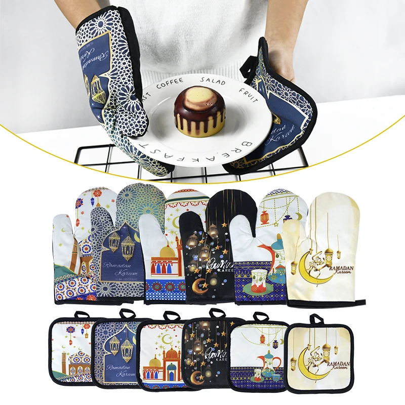Eid Heat Insulation Gloves Heat Resistant Non Slip Oven Microwave Gloves BBQ High Temperature Baking Tools Ramadan Party Supply
Eid Heat Insulation Gloves Heat Resistant Non Slip Oven Microwave Gloves BBQ High Temperature Baking Tools Ramadan Party Supply