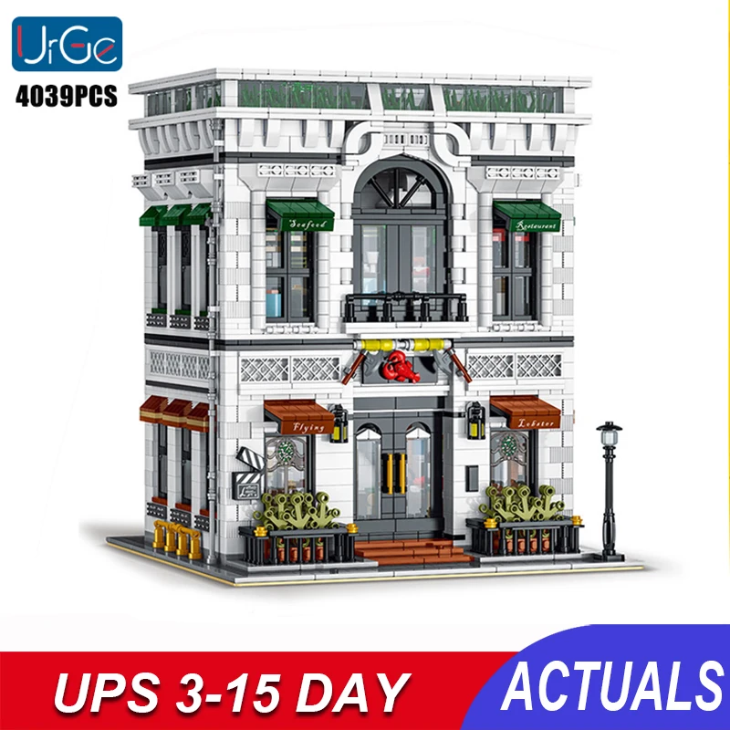 Конструктор ресторанный архитектурный, строительные блоки 4039 шт., уличный вид, магазин еды, магазин морской пищи, кубики Moc, образовательная ...
Конструктор ресторанный архитектурный, строительные блоки 4039 шт., уличный вид, магазин еды, магазин морской пищи, кубики Moc, образовательная ...