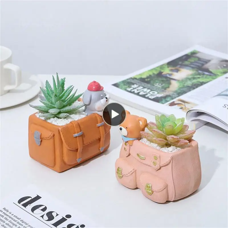 Resin Flowerpot Resin Imitation Leather Texture Floret Resin Schoolbag Flowerpot Texture Characterization Fleshy Flower Pot
Resin Flowerpot Resin Imitation Leather Texture Floret Resin Schoolbag Flowerpot Texture Characterization Fleshy Flower Pot