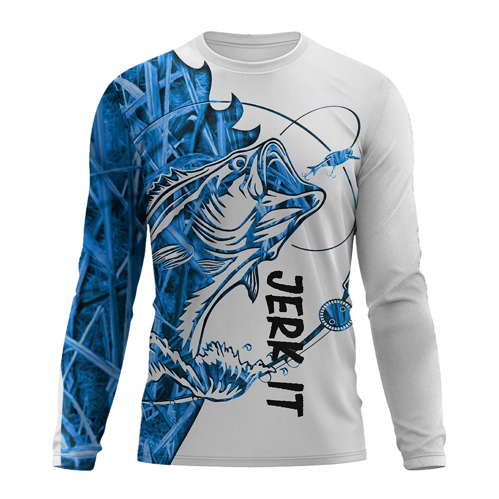 New Fishing Enthusiasts Fishing T-shirt Spring and Autumn Recreational Men's Crew Neck clothing fish Graphic printed T-shirt 
New Fishing Enthusiasts Fishing T-shirt Spring and Autumn Recreational Men's Crew Neck clothing fish Graphic printed T-shirt
