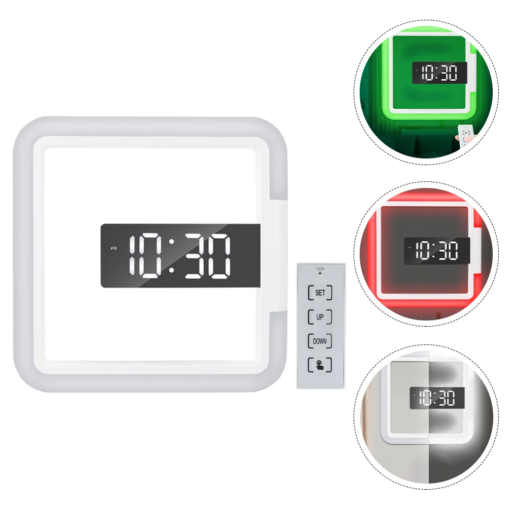 Wall-mounted LED Clock Home Wall Digital Heat Indicator Clock Decorative Wall Clock
Wall-mounted LED Clock Home Wall Digital Heat Indicator Clock Decorative Wall Clock
