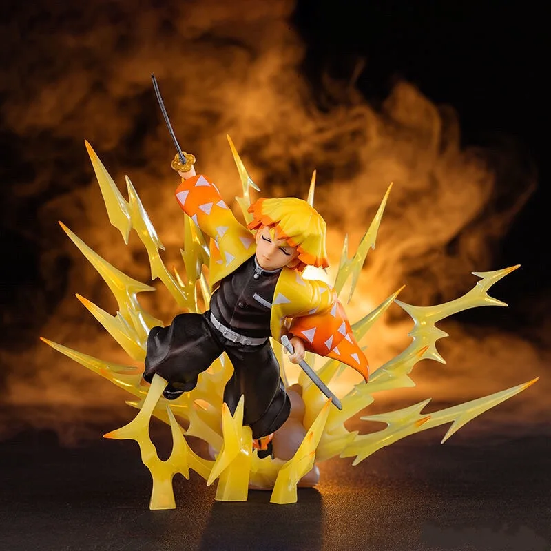 Demon Slayer Anime Figure PVC Standing Model Agatsuma Zenitsu Action Battle Scene Doll Collection Decoration Box Packaging Cool
Demon Slayer Anime Figure PVC Standing Model Agatsuma Zenitsu Action Battle Scene Doll Collection Decoration Box Packaging Cool