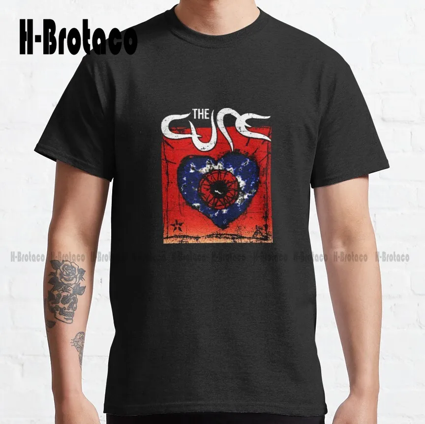 

The Cure Are An English Rock Band Classic T-Shirt Work Shirt Custom Aldult Teen Unisex Digital Printing Tee Shirts Xs-5Xl Unisex