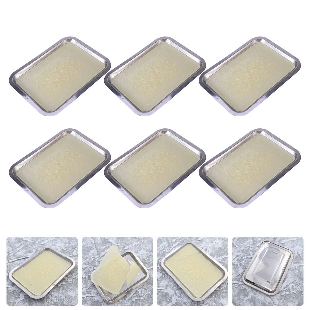 

6pcs Wax Dissection Tray Dissecting Tray Biological Laboratory Equipment