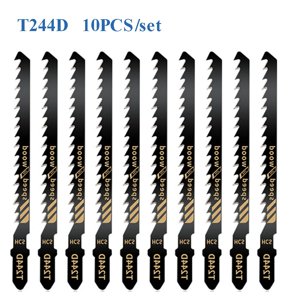 10PCS Jig Saw Blade Woodworking Saw Blade T144D/T244D/T118A/T111C Cutting Tools For Cutting 5-50mm Wood Board Plastic PVC
10PCS Jig Saw Blade Woodworking Saw Blade T144D/T244D/T118A/T111C Cutting Tools For Cutting 5-50mm Wood Board Plastic PVC