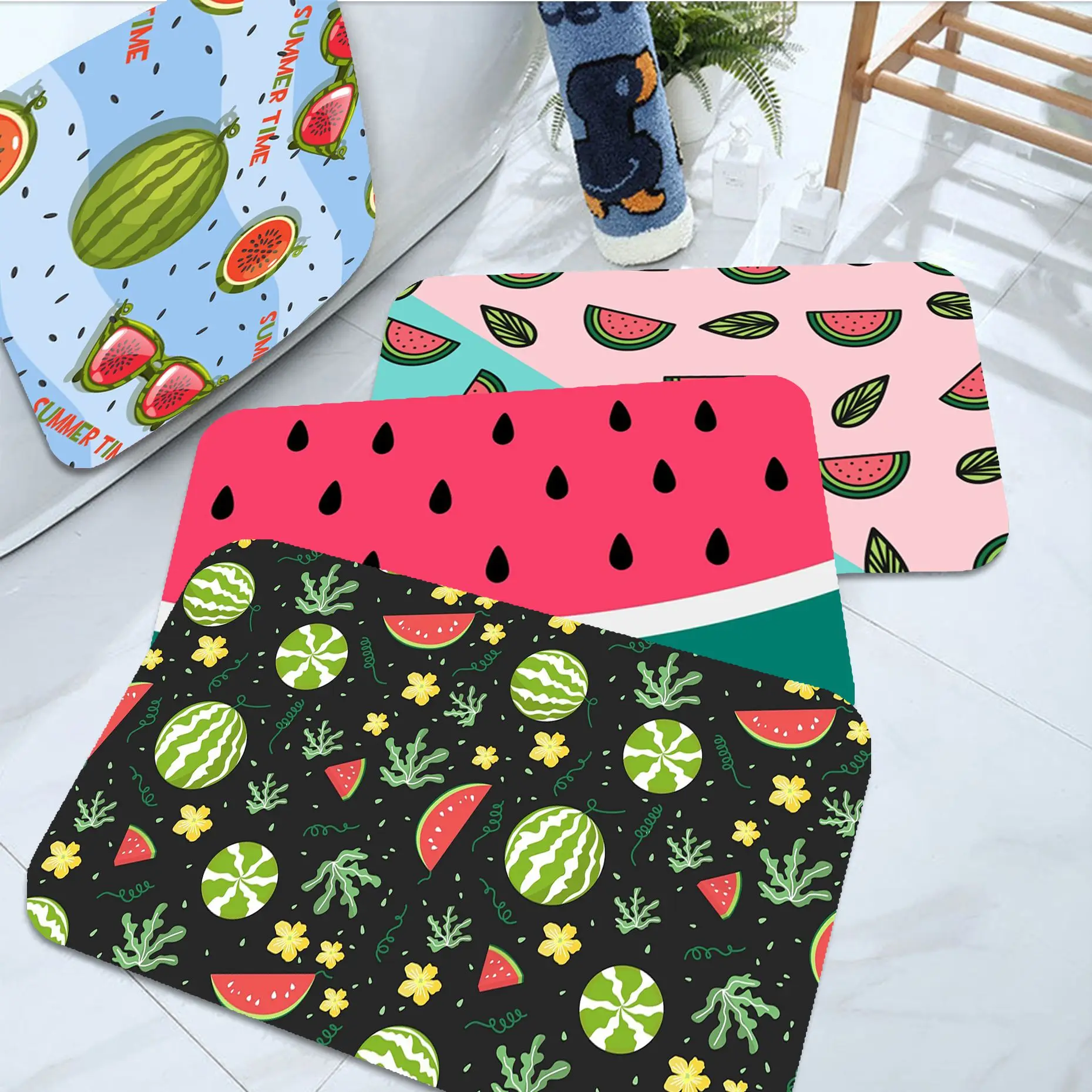 Fruit Watermelon Bathroom Mat Washable Non-Slip Living Room Sofa Chairs Area Mat Kitchen Bedside Mats
Fruit Watermelon Bathroom Mat Washable Non-Slip Living Room Sofa Chairs Area Mat Kitchen Bedside Mats