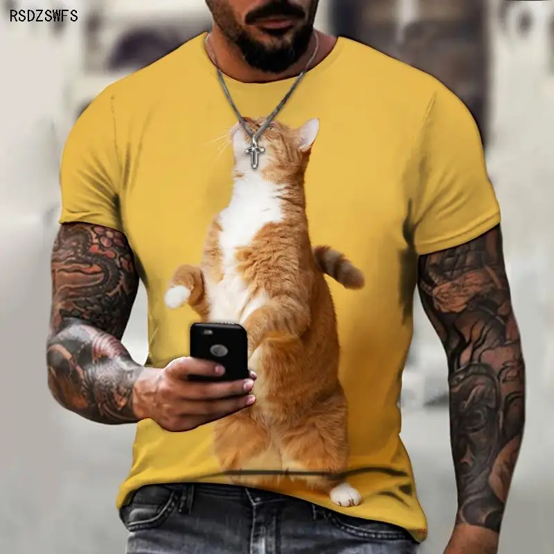 2021 Summer O-neck Personality 3d Animal Print T-shirt Men's Casual Fashion Breathable Short-sleeved T-shirt 
2021 Summer O-neck Personality 3d Animal Print T-shirt Men's Casual Fashion Breathable Short-sleeved T-shirt
