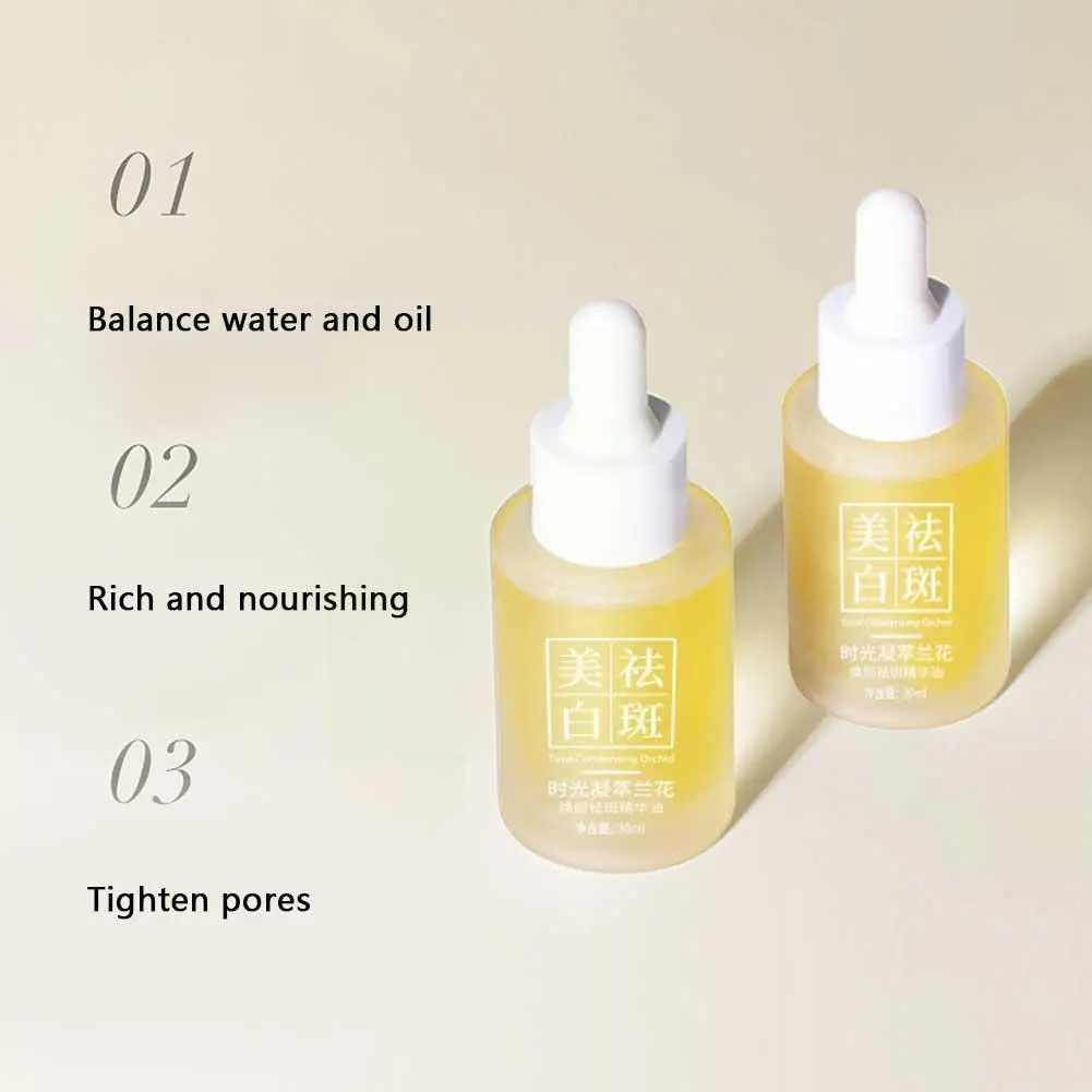 Natural Orchid Essence Oil Dark Spot Corrector Whitening Brighten Serum Freckle Serum Bleaching Blemish Remover Face B4z8
Natural Orchid Essence Oil Dark Spot Corrector Whitening Brighten Serum Freckle Serum Bleaching Blemish Remover Face B4z8