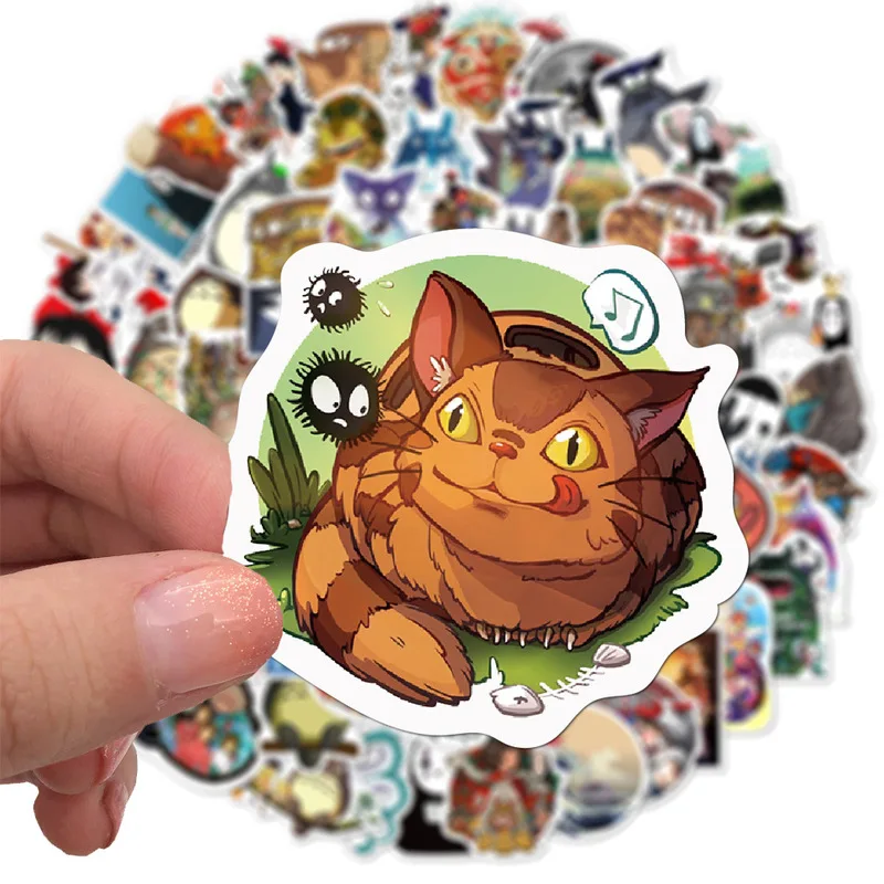50/100PCS Miyazaki Hayao Anime Stickers Moving Castle Spirited Away Cartoon Stickers For Bike Laptop Book Luggage Kids Toys
50/100PCS Miyazaki Hayao Anime Stickers Moving Castle Spirited Away Cartoon Stickers For Bike Laptop Book Luggage Kids Toys