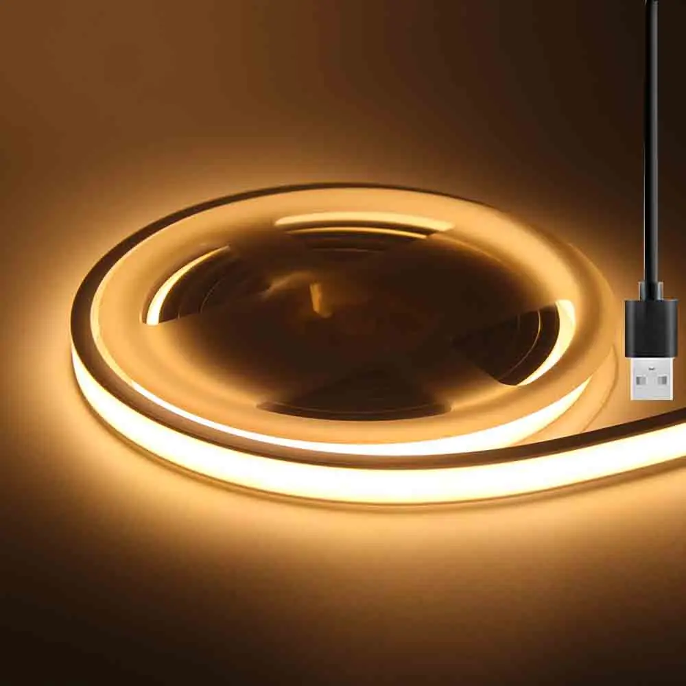 HEGEHE USB Светодиодная лента COB тёплый белый
HEGEHE USB Светодиодная лента COB тёплый белый