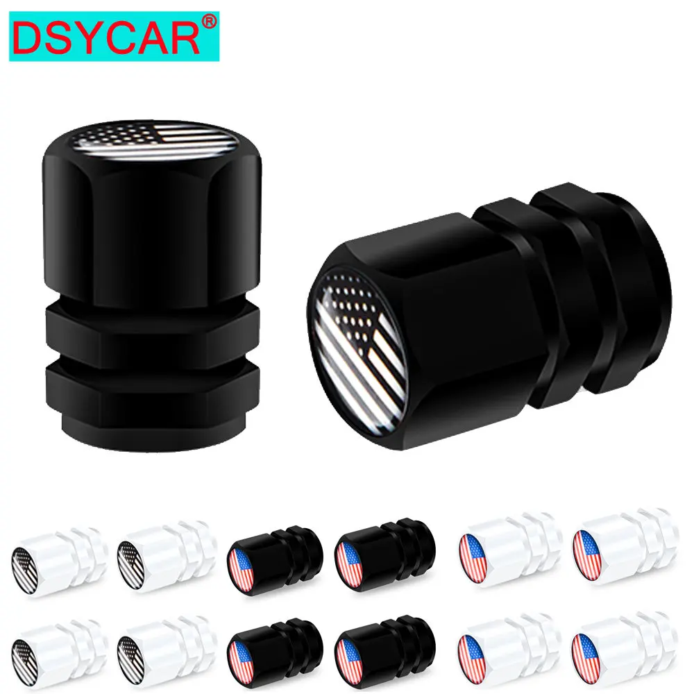 American Flag Tire Valve Caps, Aluminum Stem Air Caps, with Rubber Ring, Universal fits Car, SUV, Truck, Motorcycle, Bicycle
American Flag Tire Valve Caps, Aluminum Stem Air Caps, with Rubber Ring, Universal fits Car, SUV, Truck, Motorcycle, Bicycle