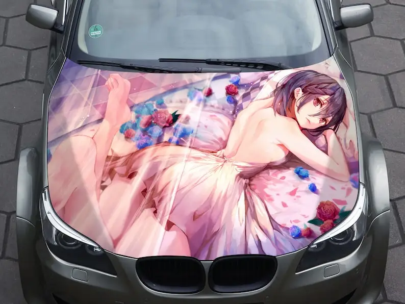 Car hood vinyl sticker, graphic, decal, truck decal, truck graphic, bonnet wrap decal, f150, sexy anime, art flower, C60 
Car hood vinyl sticker, graphic, decal, truck decal, truck graphic, bonnet wrap decal, f150, sexy anime, art flower, C60