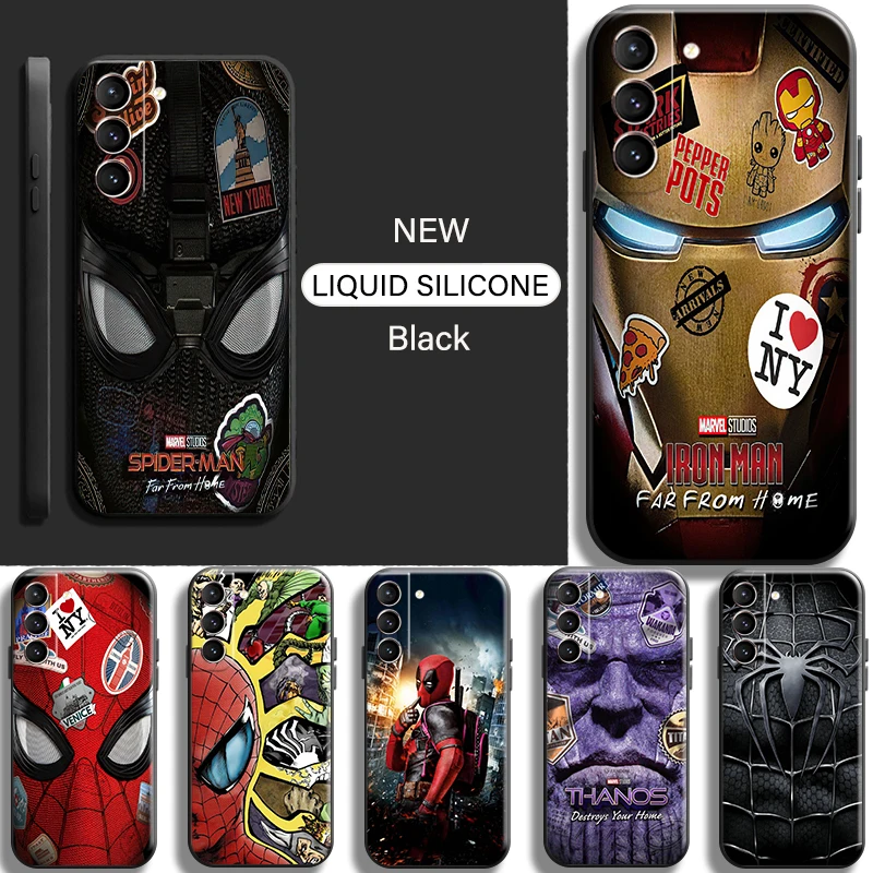 Marvel Spiderman Iron Man For Samsung Galaxy S22 S21 S20 FE Plus Ultra S10 Lite S10E Plus 5G Phone Case Soft Coque Cover Back
Marvel Spiderman Iron Man For Samsung Galaxy S22 S21 S20 FE Plus Ultra S10 Lite S10E Plus 5G Phone Case Soft Coque Cover Back