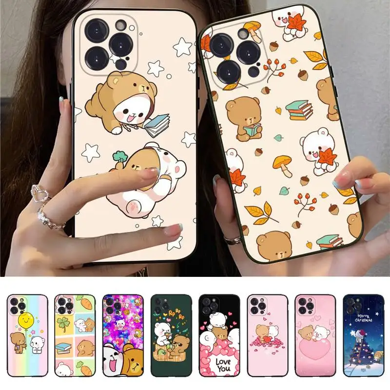 Milk Bear Cute Cartoon Phone Case For iPhone 14 13 12 Mini 11 Pro XS Max X XR SE 6 7 8 Plus Soft Silicone Cover
Milk Bear Cute Cartoon Phone Case For iPhone 14 13 12 Mini 11 Pro XS Max X XR SE 6 7 8 Plus Soft Silicone Cover
