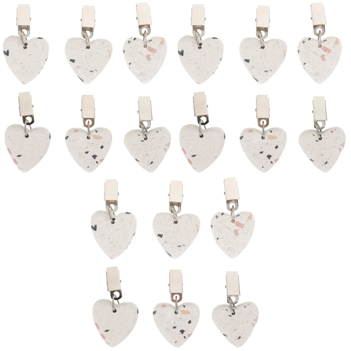 18 Pcs Terrazzo Pendant Tablecloth Clamps Clips Tablecloths Outdoor Folding Tables Camping Picnic 
18 Pcs Terrazzo Pendant Tablecloth Clamps Clips Tablecloths Outdoor Folding Tables Camping Picnic