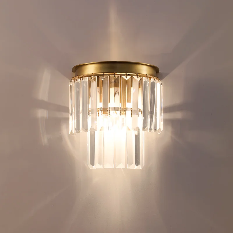 Crystal Wall Lamp Luxurious Atmosphere Style Aisle Lamp Corridor Lamp Light Luxury All Copper Decorative Wall Lamp
Crystal Wall Lamp Luxurious Atmosphere Style Aisle Lamp Corridor Lamp Light Luxury All Copper Decorative Wall Lamp