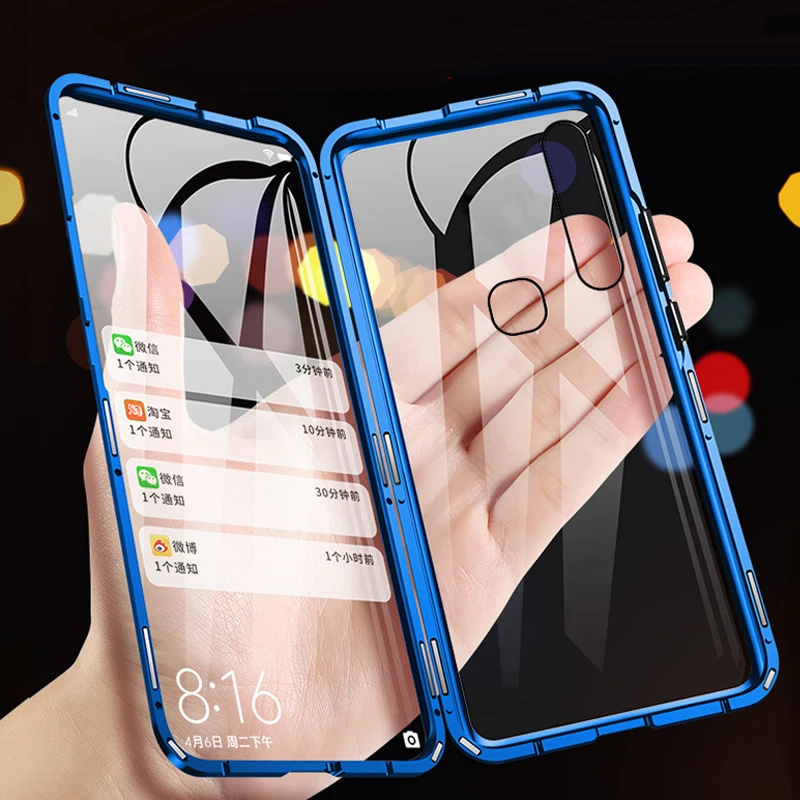 360 полная защита Магнитная фотография для VIVO Y90 Y91 Y91C Y91i чехол переднее заднее закаленное стекло для VIVO Y93 Lite Y95 чехлы
360 полная защита Магнитная фотография для VIVO Y90 Y91 Y91C Y91i чехол переднее заднее закаленное стекло для VIVO Y93 Lite Y95 чехлы