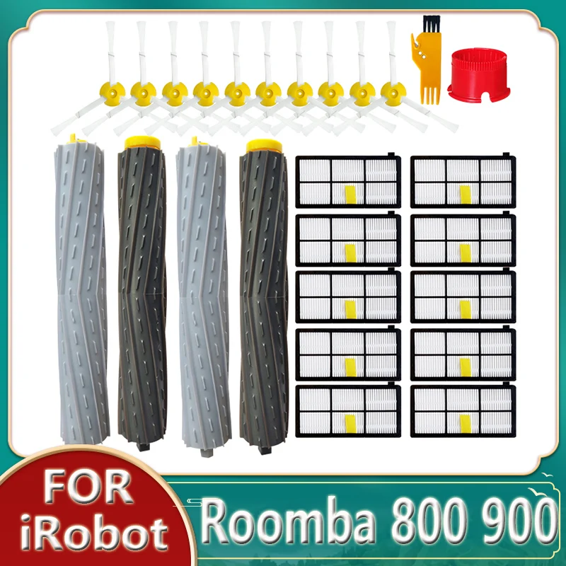 For iRobot Roomba 800 900 Series 860 870 880 890 960 980Robot Vacuum Cleaner Spare Parts Main Side Brush HEPA Filter Replace
For iRobot Roomba 800 900 Series 860 870 880 890 960 980Robot Vacuum Cleaner Spare Parts Main Side Brush HEPA Filter Replace