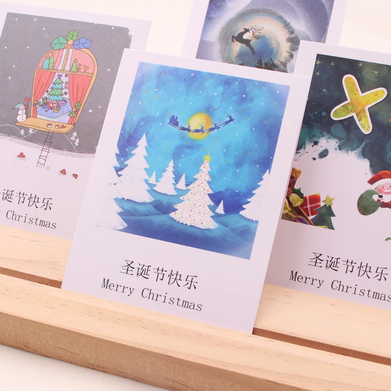 10pcs/lot Mini Greeting Cards for Christmas Blessing Cartoon Characters Gift Packing Thank You Card Thick Paper Customized logo
10pcs/lot Mini Greeting Cards for Christmas Blessing Cartoon Characters Gift Packing Thank You Card Thick Paper Customized logo
