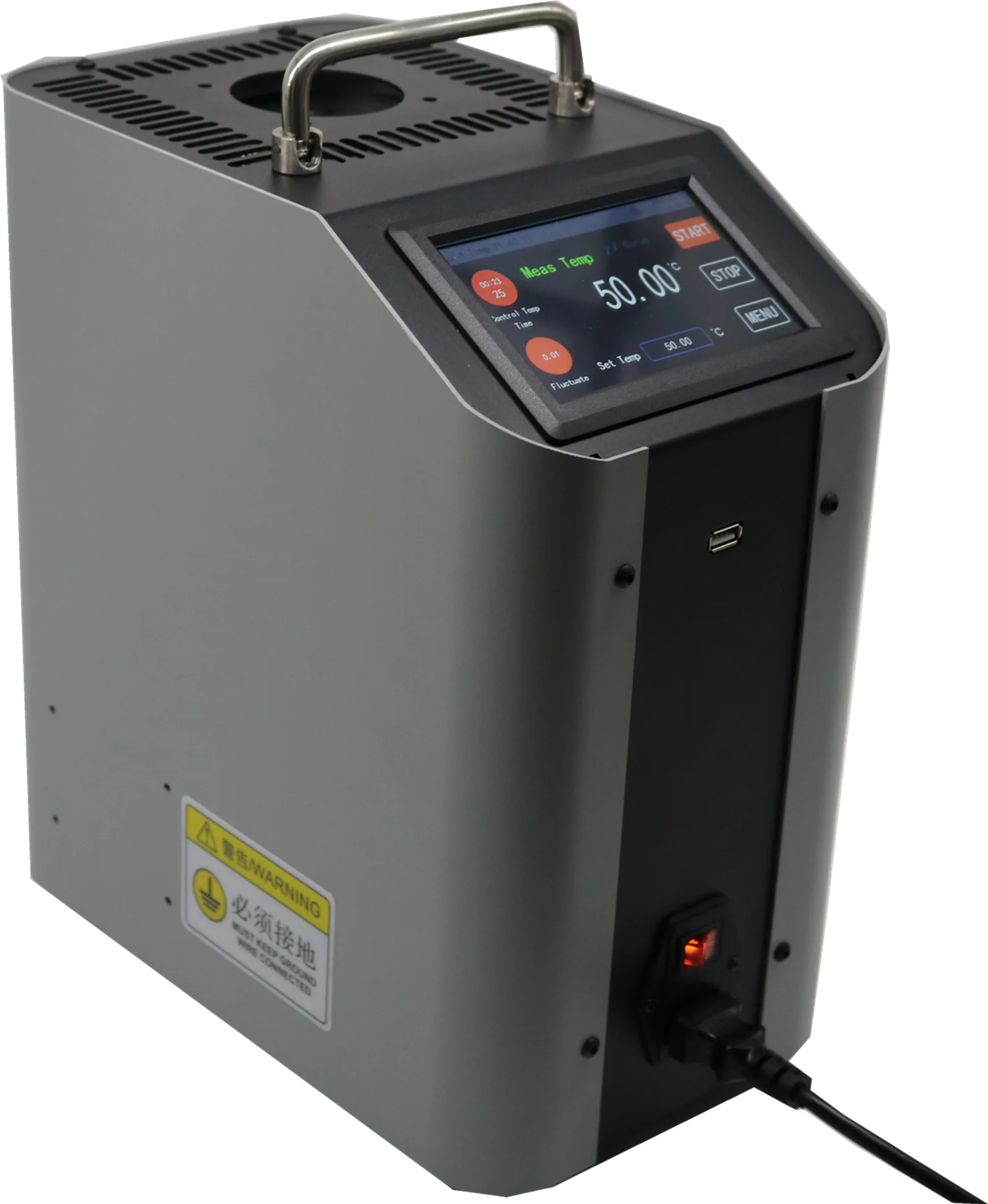 ET2501-150B -30~ 150C Dry Well Temperature Calibrator Dry Block Calibrator for Sensor's Calibration
ET2501-150B -30~ 150C Dry Well Temperature Calibrator Dry Block Calibrator for Sensor's Calibration