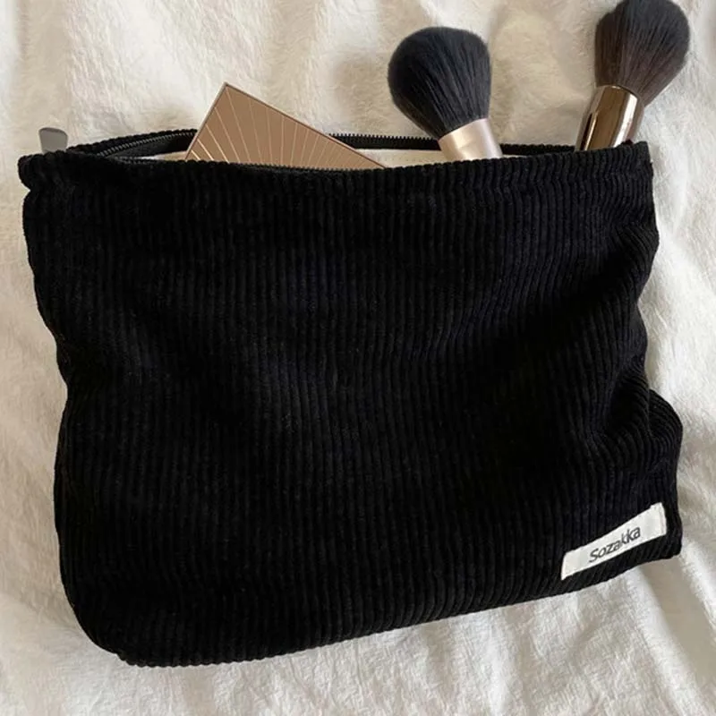 Women Corduroy Cosmetic Bag Cotton Makeup Pouch Hand Travel Bag Lipstick Organizer Cases Zipper Clutch Phone Purse
Women Corduroy Cosmetic Bag Cotton Makeup Pouch Hand Travel Bag Lipstick Organizer Cases Zipper Clutch Phone Purse
