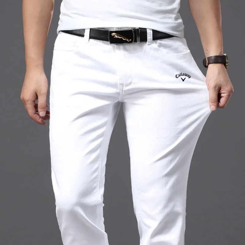 Men Golf Pants Fashion Business Casual Trousers Classic Style Slim Fit Soft Golf Trousers Male Advanced Stretch Pants Golf Wear
Men Golf Pants Fashion Business Casual Trousers Classic Style Slim Fit Soft Golf Trousers Male Advanced Stretch Pants Golf Wear