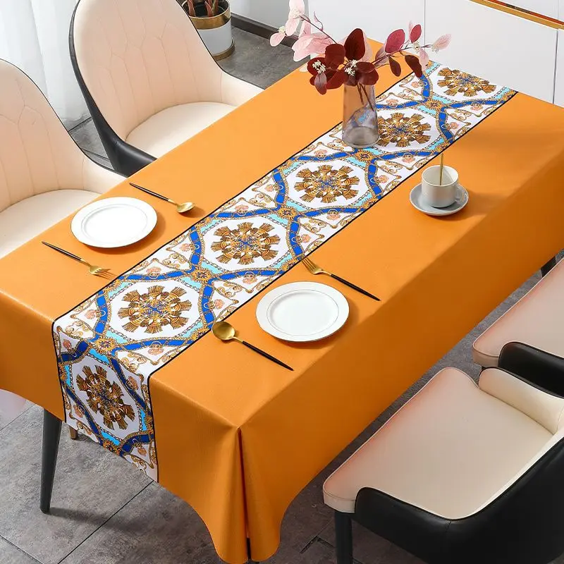 Table Mat Waterproof, Oil Proof, Hot Proof, Light and Luxurious Rectangular High-grade Tablecloth
Table Mat Waterproof, Oil Proof, Hot Proof, Light and Luxurious Rectangular High-grade Tablecloth