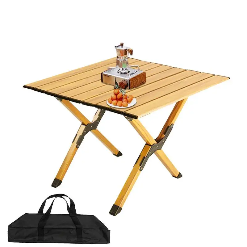 

Camping Table Portable Stable Camp Outdoor Folding Table Easy To Carry Folding Table For Traveling Beach BBQ Party