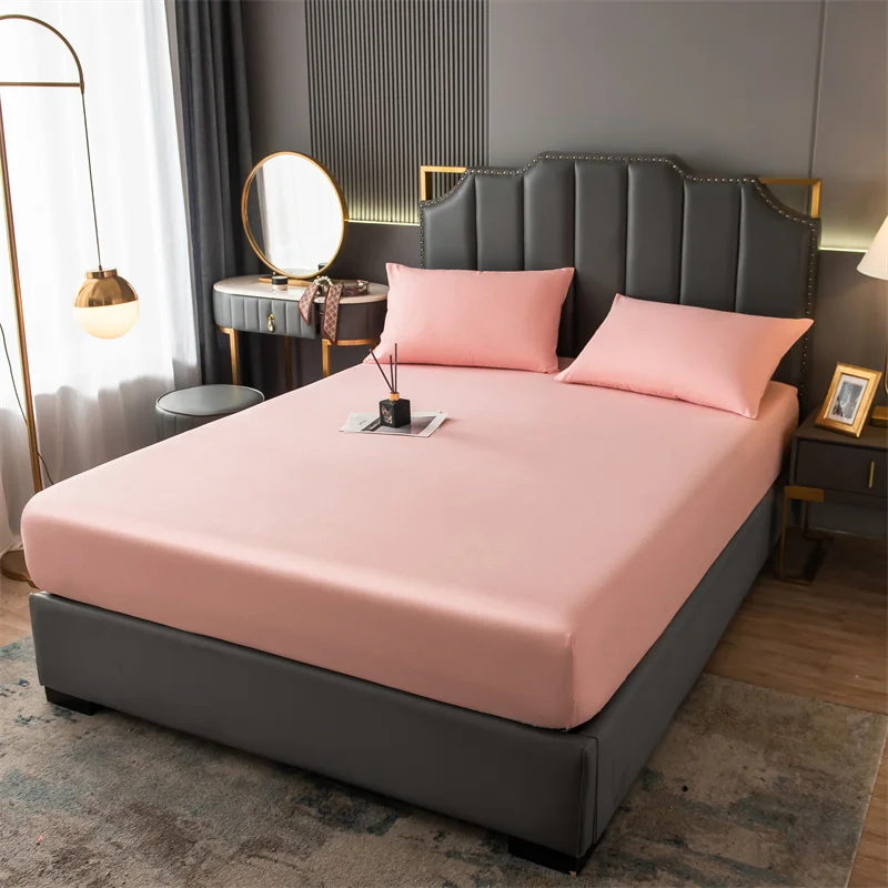 Solid Color Fitted Sheet Skin Friendly Cotton Fitted Cover Sheet Elastic Bands Mattress Cover Single Double King Size Bed Sheet
Solid Color Fitted Sheet Skin Friendly Cotton Fitted Cover Sheet Elastic Bands Mattress Cover Single Double King Size Bed Sheet