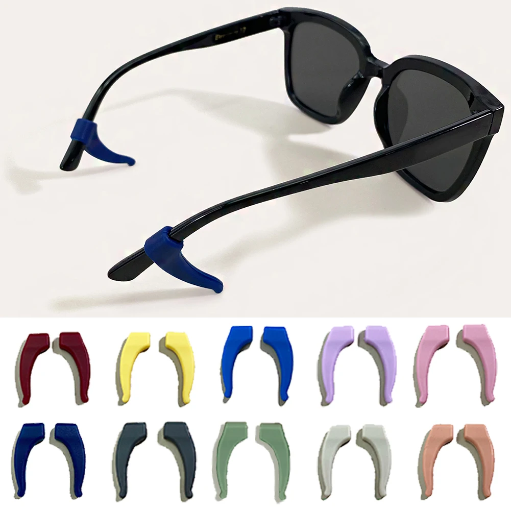 1Pair Anti Slip Silicone Glasses Ear Hooks For Kids And Adults Solid Color Grips Eyeglasses Sports Temple Tips Soft Ear Hook
1Pair Anti Slip Silicone Glasses Ear Hooks For Kids And Adults Solid Color Grips Eyeglasses Sports Temple Tips Soft Ear Hook