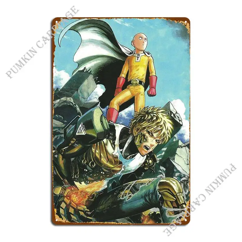 

One Punch Man Metal Sign Rusty Pub Create Classic Tin Sign Poster