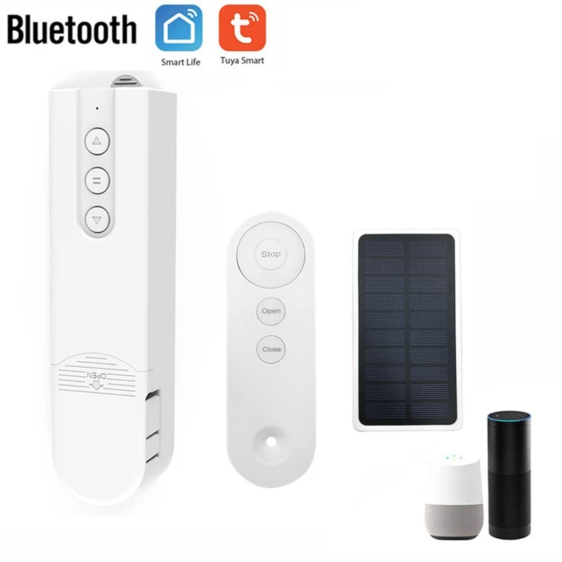 Tuya Smart Blind Motor+Solar Panel Bluetooth Automatic Electric Roller Shutter Shadows Lifting Curtain Driver White
Tuya Smart Blind Motor+Solar Panel Bluetooth Automatic Electric Roller Shutter Shadows Lifting Curtain Driver White