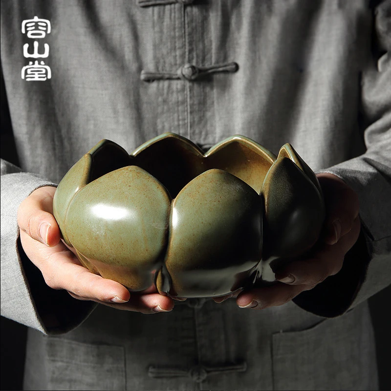 Song Style Antique Tea Basin Extra Large Washed Ceramic Washing Tea Bowl Tea Residue Barrel Tea Utensils
Song Style Antique Tea Basin Extra Large Washed Ceramic Washing Tea Bowl Tea Residue Barrel Tea Utensils